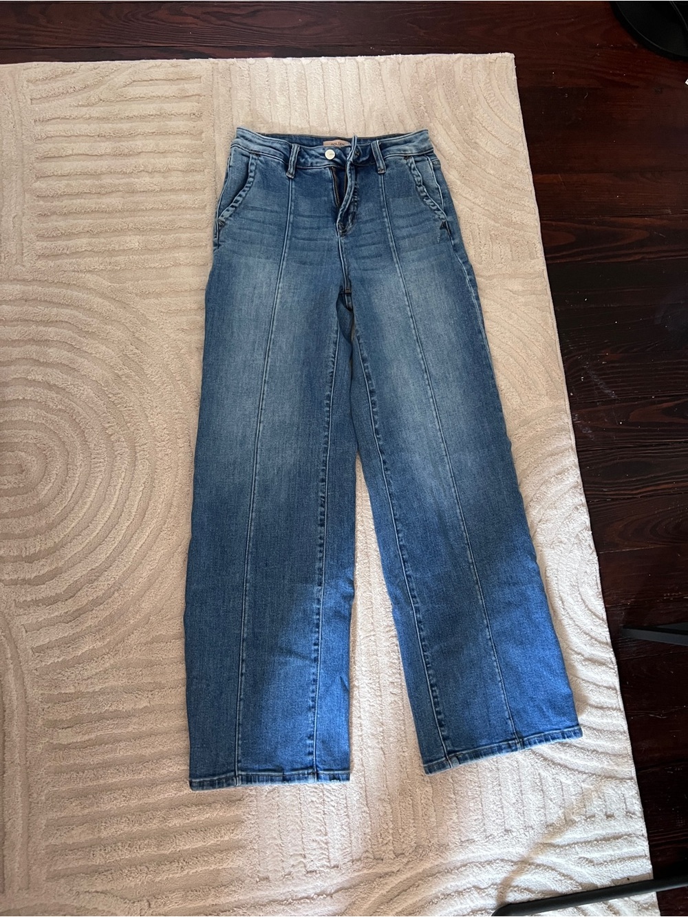 GOLDEN High-Waist Wide-Leg Women’s Jeans - Blue
